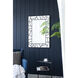 Glitter 39.4 X 27.6 inch Black Wall Mirror