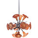 Evelyn 6 Light 20 inch Polished Chrome Pendant Ceiling Light