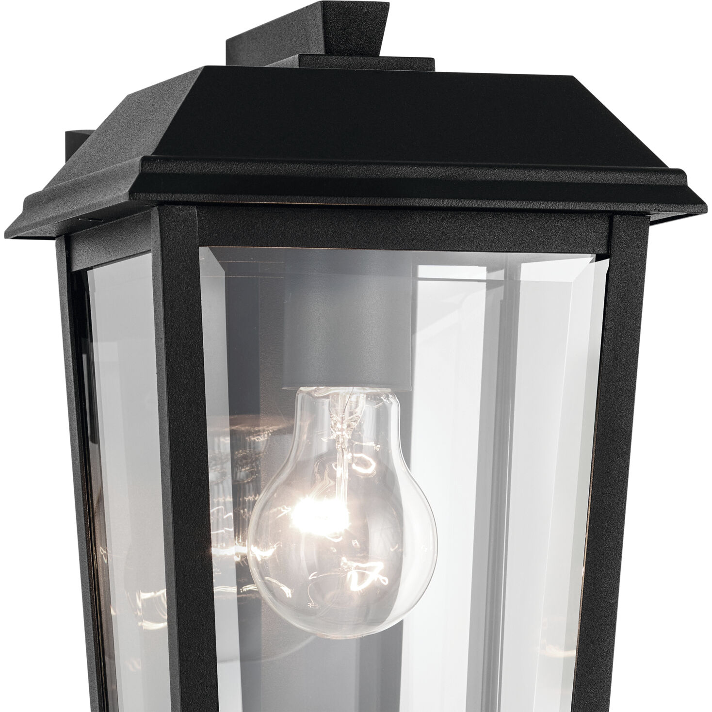 Mathus 1 Light 13 inch Black Textured Outdoor Wall, Small