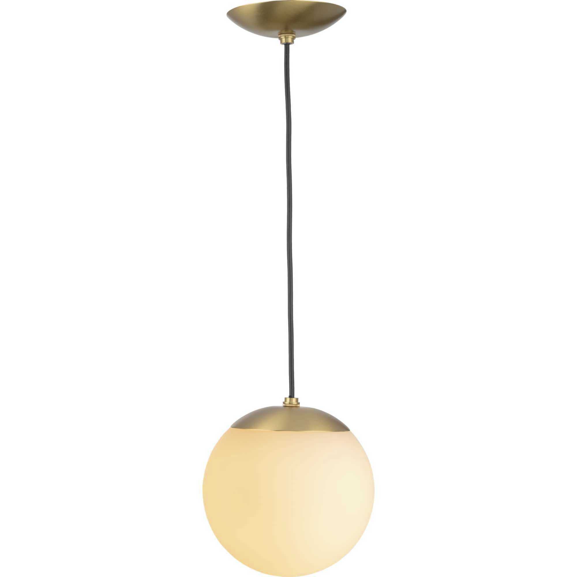 Atwell 1 Light 8 inch Brushed Bronze Pendant Ceiling Light, Small
