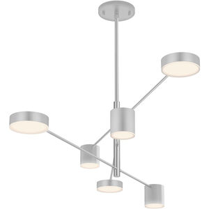 Counterpoint LED 45 inch Bright Satin Aluminum Pendant Ceiling Light