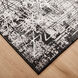 Sesia 130 X 94 inch Black/Grey Rug in 8 x 11