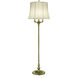 Ellie 61 inch 150.00 watt Burnished Brass Floor Lamp Portable Light