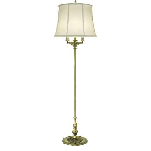 Ellie 61 inch 150.00 watt Burnished Brass Floor Lamp Portable Light