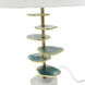 Agate 29.5 inch 40 watt Green and White Table Lamp Portable Light in Green/White