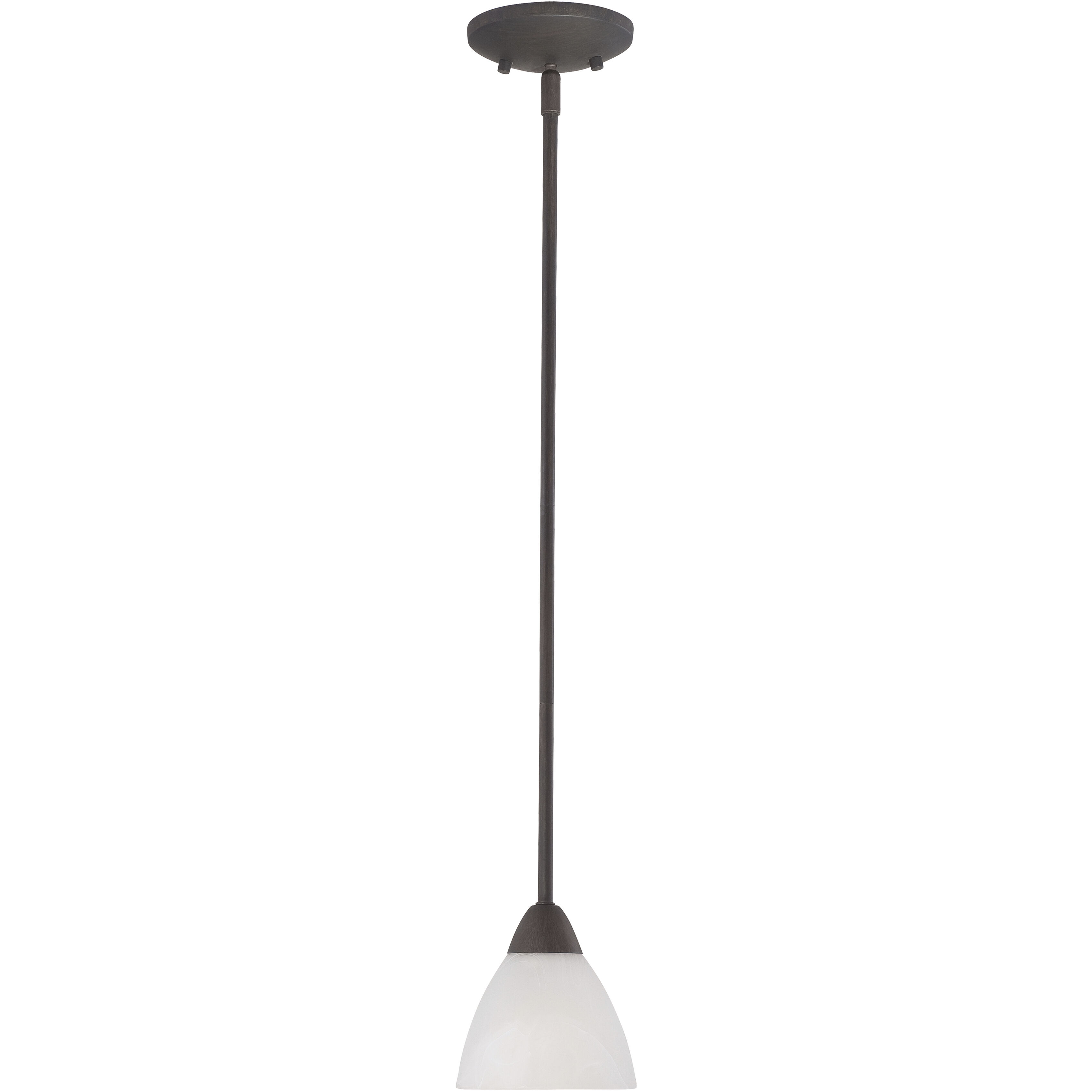 Tia 1 Light 5.25 inch Painted Bronze Mini Pendant Ceiling Light