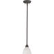 Tia 1 Light 5.25 inch Painted Bronze Mini Pendant Ceiling Light