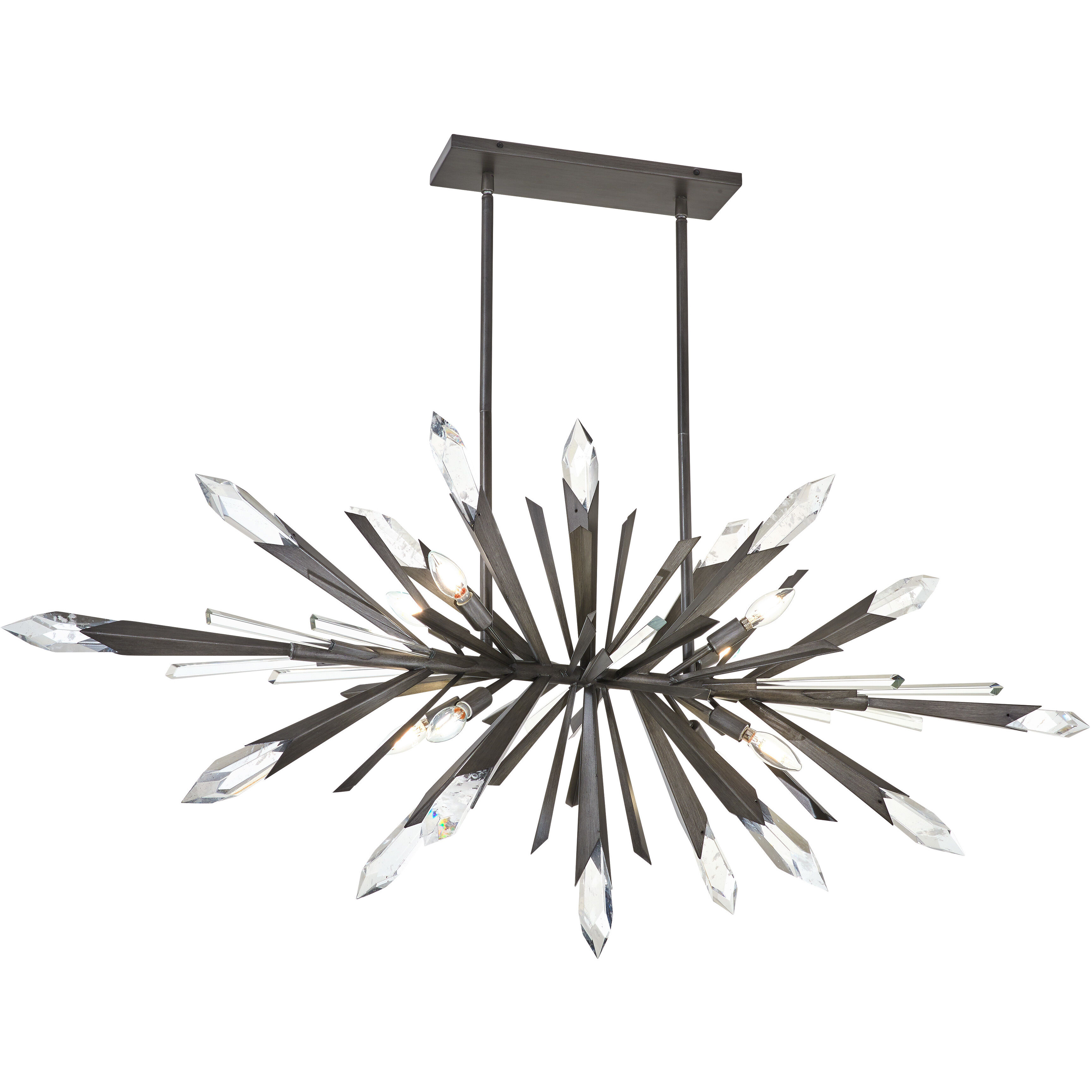 Elsa Midnight Graphite Island Light Ceiling Light