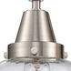 Caden 2 Light 17 inch Satin Nickel Bath Vanity Light Wall Light in Seedy Glass