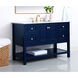 Metropolis 48 X 22 X 34 inch Blue Vanity Sink Set