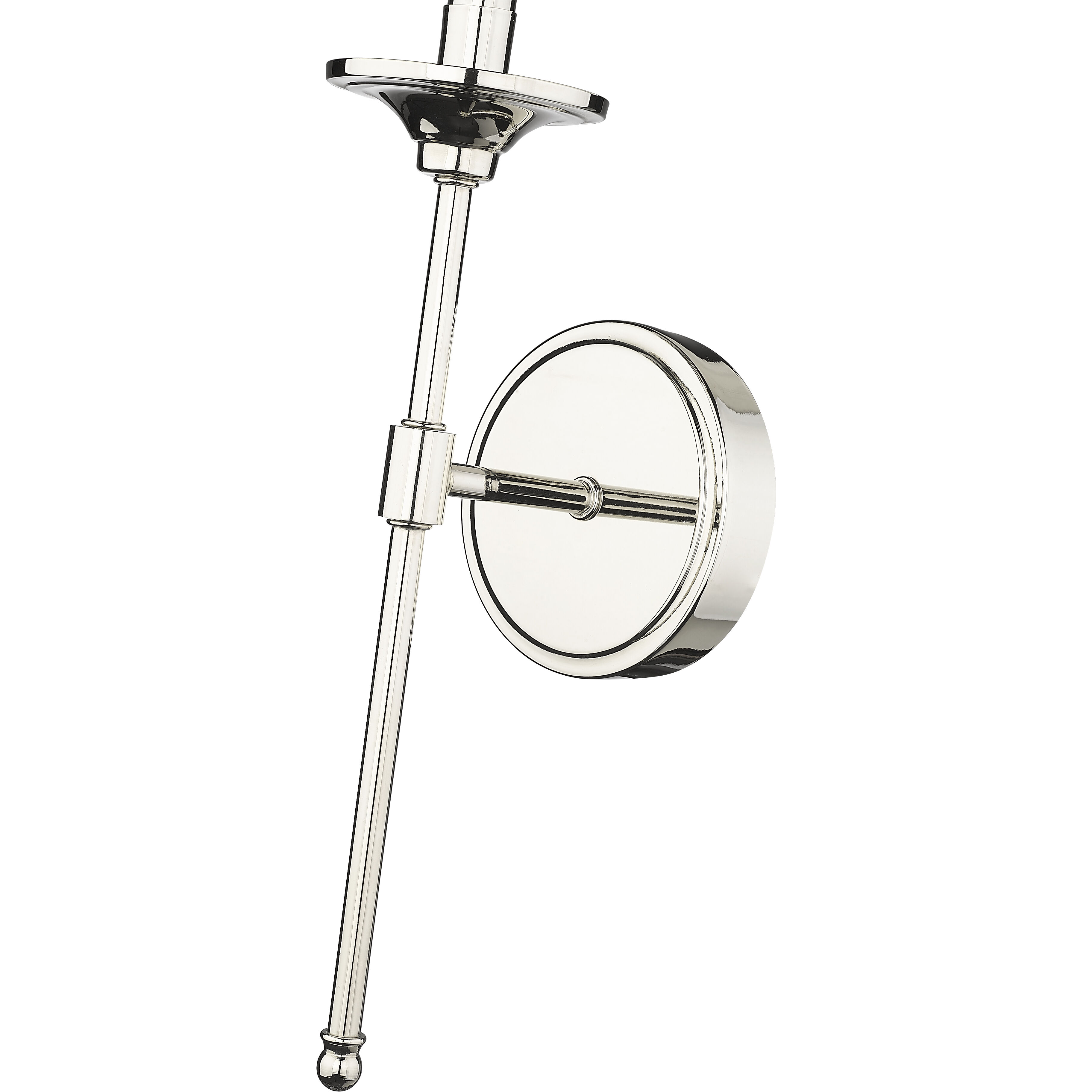 Emily Wall Sconce Wall Light in Polished Nickel