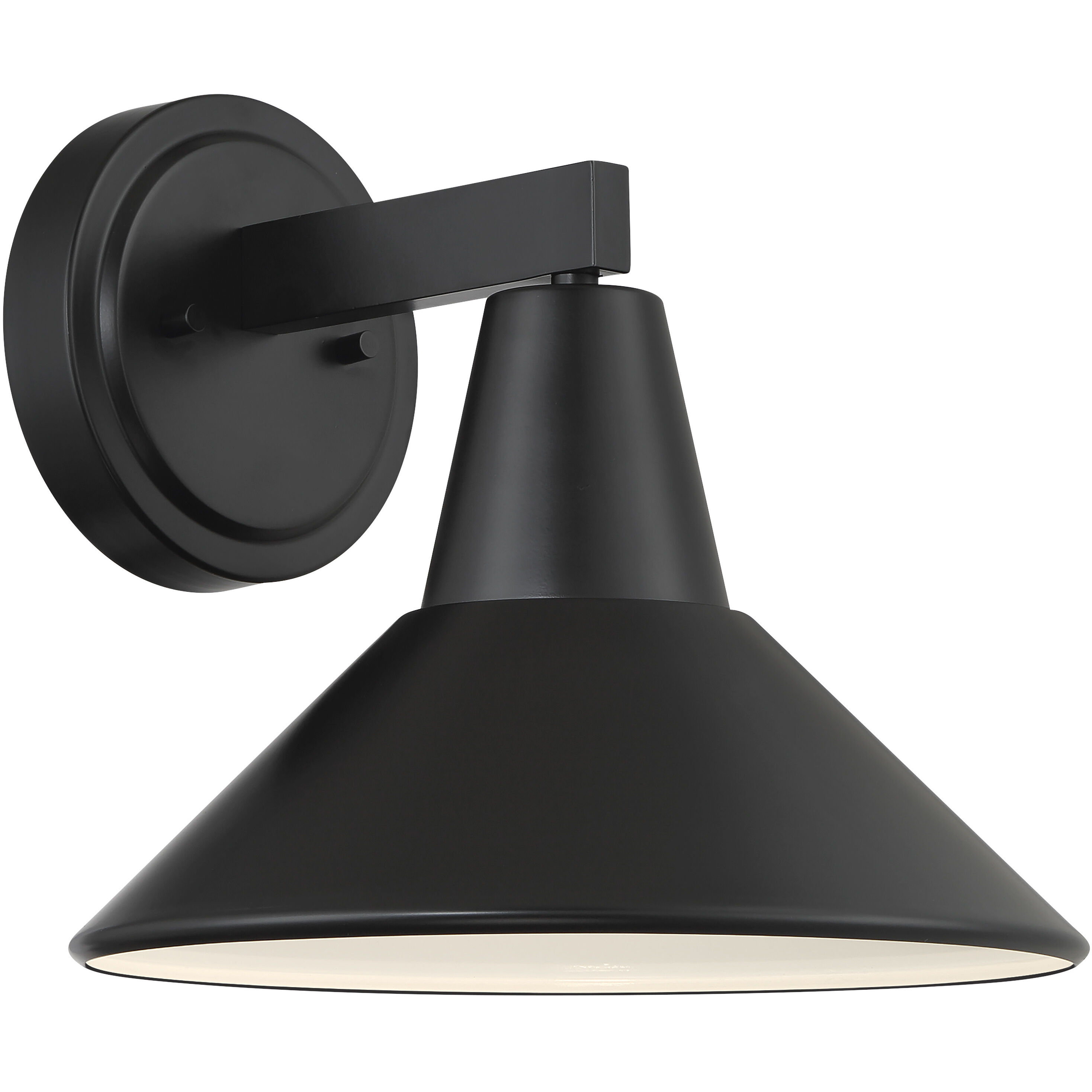 Bay Crest 1 Light 9 inch Coal Outdoor Wall Mount, Great Outdoors