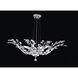 Florale 8 Light 38 inch Silver Pendant Ceiling Light