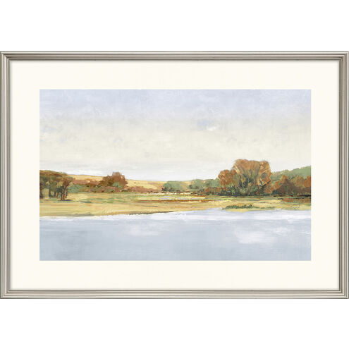 Waterside Collection Blue Framed Art