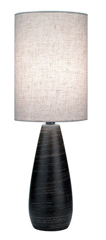 Quatro 18 inch 40.00 watt Brushed Dark Bronze Table Lamp Portable Light