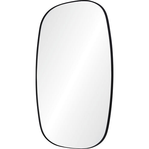 Bergen 36 X 24 inch Matte Black Wall Mirror