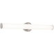 Leia LED 24.7 inch Satin Nickel Vanity Light Wall Light