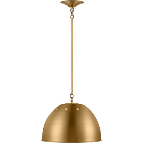 TOB by Thomas O'Brien Robbie 1 Light 15.38 inch Burnished Brass Pendant Ceiling Light