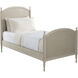 Caroline Cerused White Twin Bed