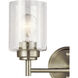 Winslow 2 Light 13 inch Brushed Nickel Wall Mt Bath 2 Arm Wall Light