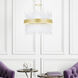 Genevieve LED 16 inch Medallion Gold Chandelier Ceiling Light