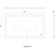 Seneca 60 X 36 inch Sandblasted Merc Edge Wall Mirror