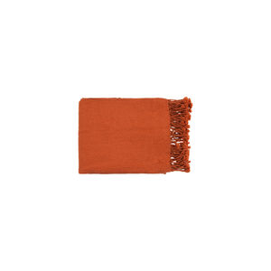 Donna 60 X 50 inch Brick Red Throw, Rectangle