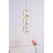 Polaris LED 6 inch Gold Pendant Ceiling Light