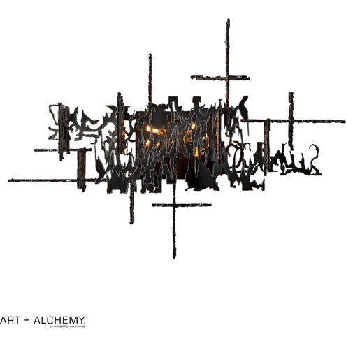 Art + Alchemy Brutus 2 Light 24.3 inch Ink Wall Sconce Wall Light