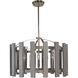 Arcadia 5 Light 22 inch Polished Nickel Dining Chandelier Ceiling Light