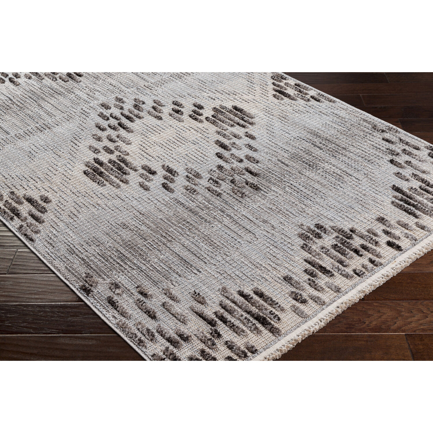Zaragoza 87 X 31 inch Charcoal Rug, Runner