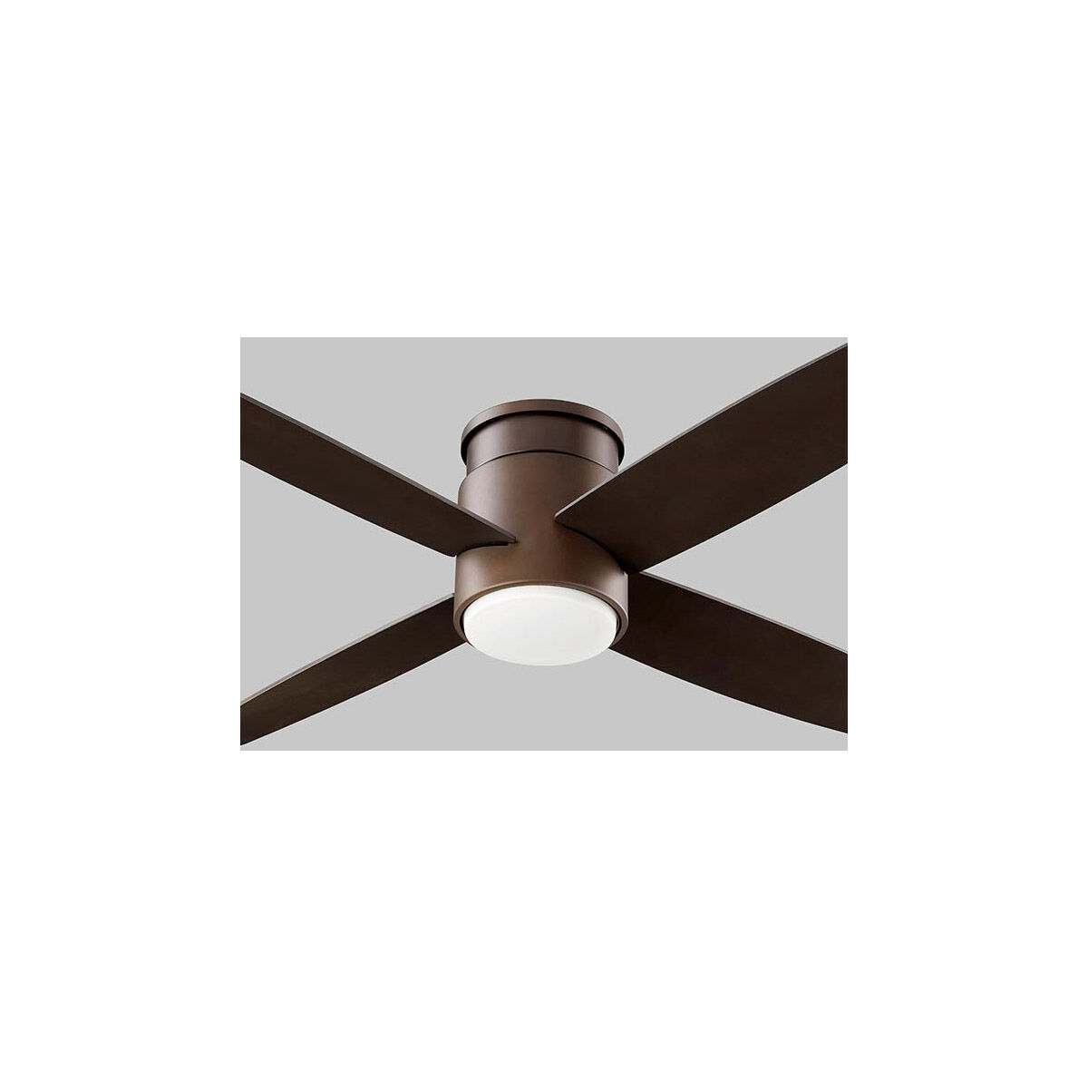 Oslo Hugger 52 inch Oiled Bronze Indoor Fan, Light Kit Sold Separately