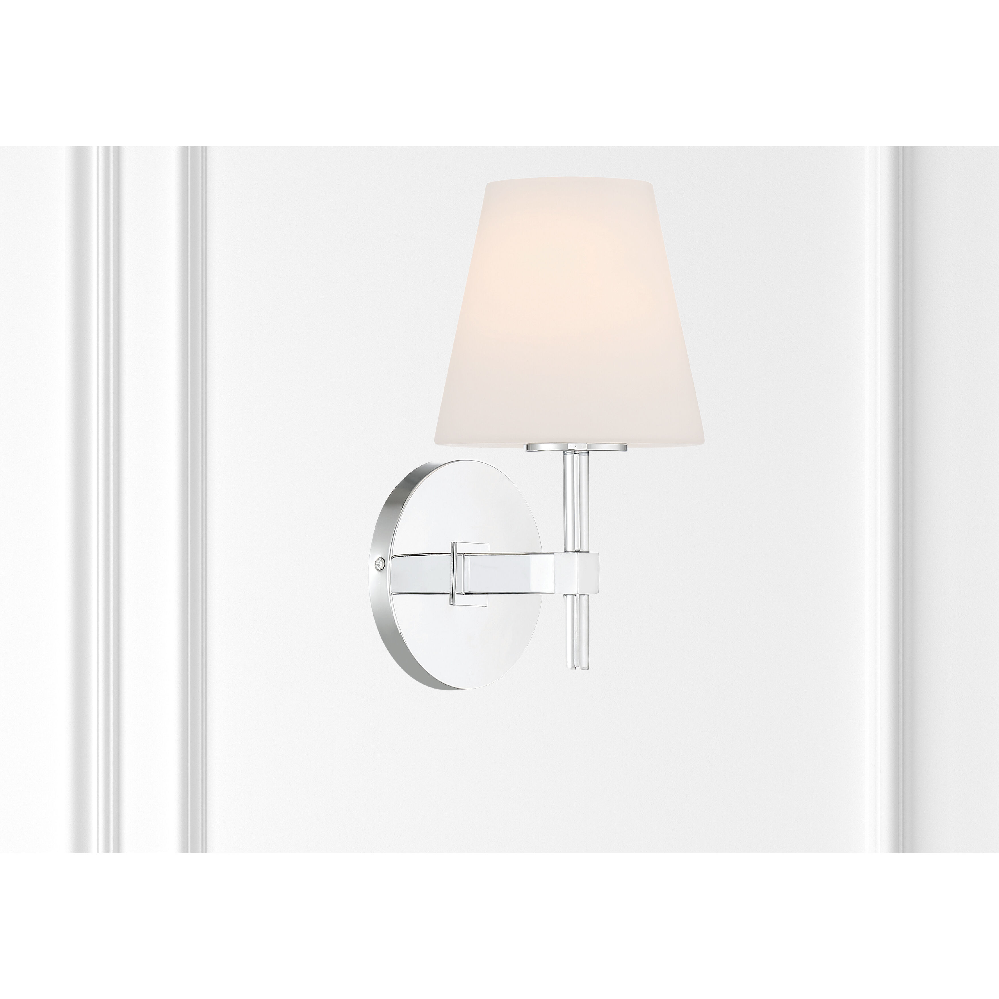 Harleigh 1 Light 6 inch Chrome Bathroom Vanity Wall Light
