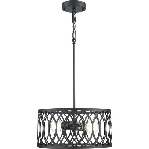 Arelyn 2 Light 13 inch Matte Black Indoor Pendant Ceiling Light