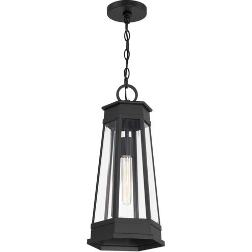 Payne 1 Light 9.5 inch Matte Black Outdoor Hanging Lantern