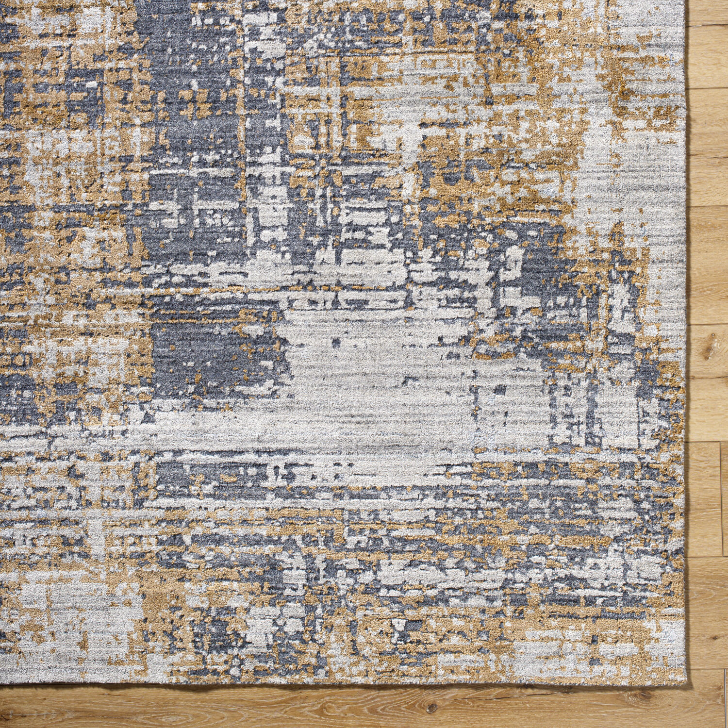 Lucknow 144 X 106 inch Prairie Dust / Ash / Dark Grey Handmade Rug in 9 x 12