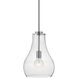 Frankie LED 10 inch Brushed Nickel Pendant Ceiling Light