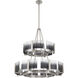 Aenon 12 Light 32 inch Pewter Chandelier Ceiling Light