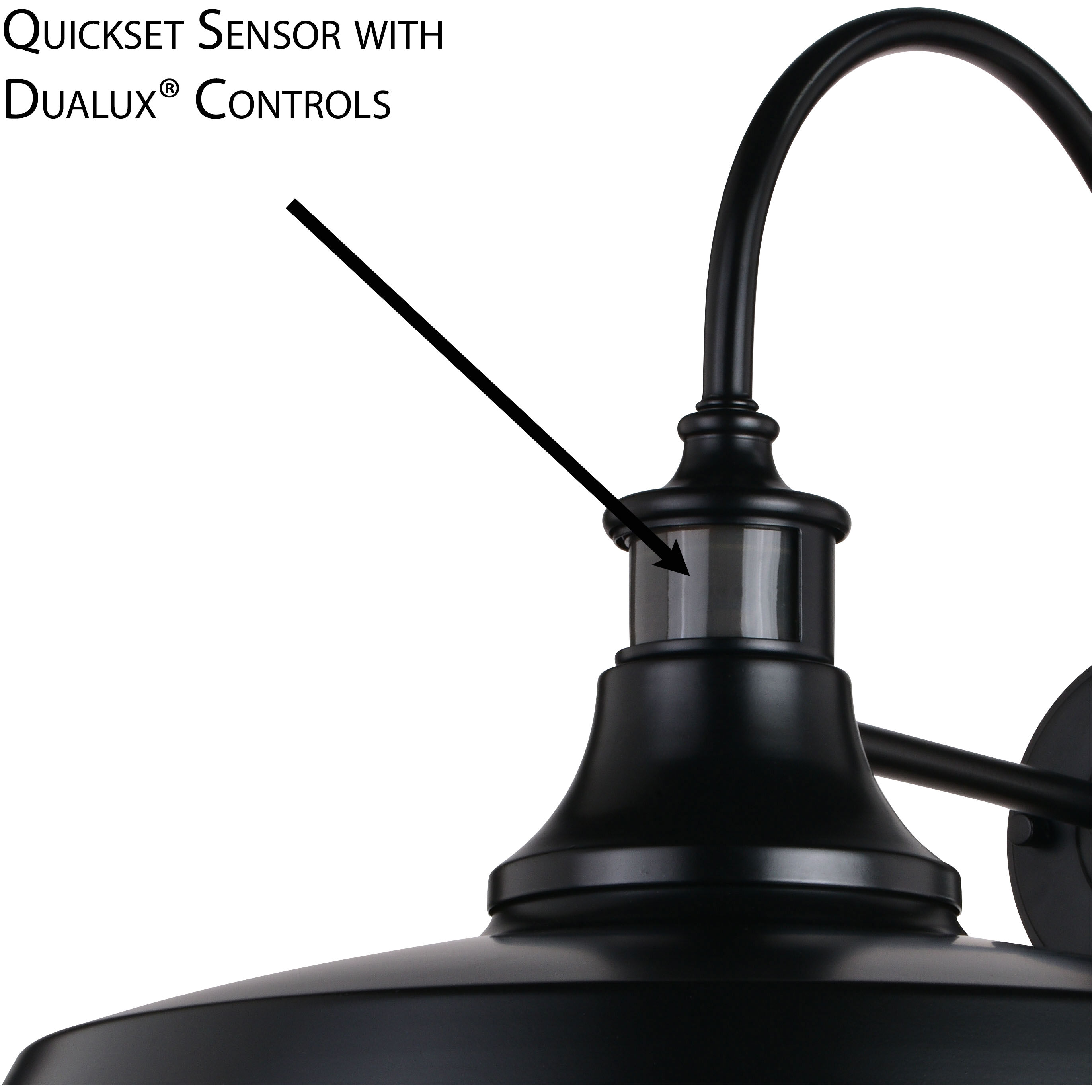 Dorado Dark Bronze and Light Gold Outdoor Motion Sensor