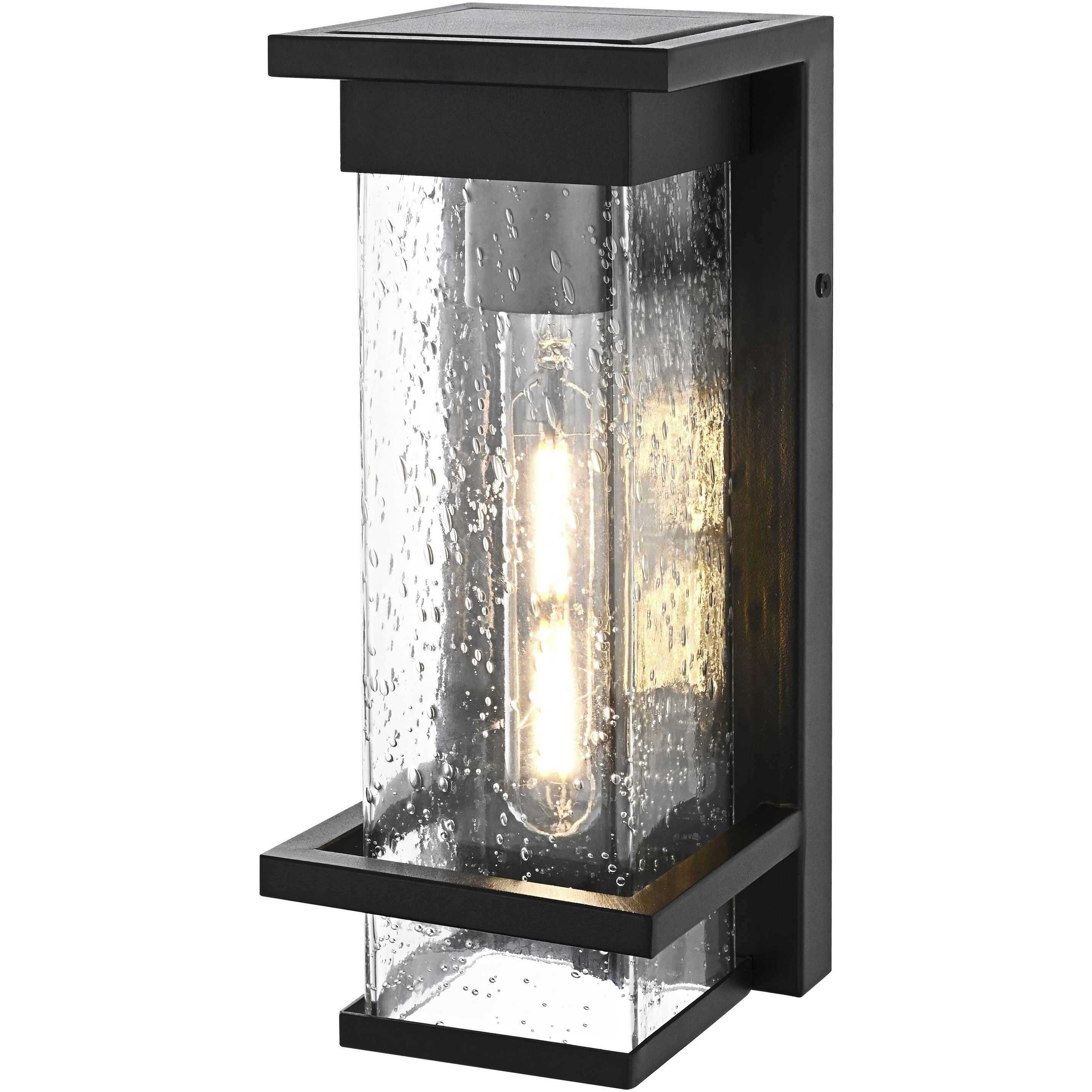 Harper 1 Light 12 inch Black Outdoor Wall Sconce