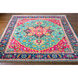 Antique 132 X 96 inch Teal Rug in 8 x 11, Rectangle