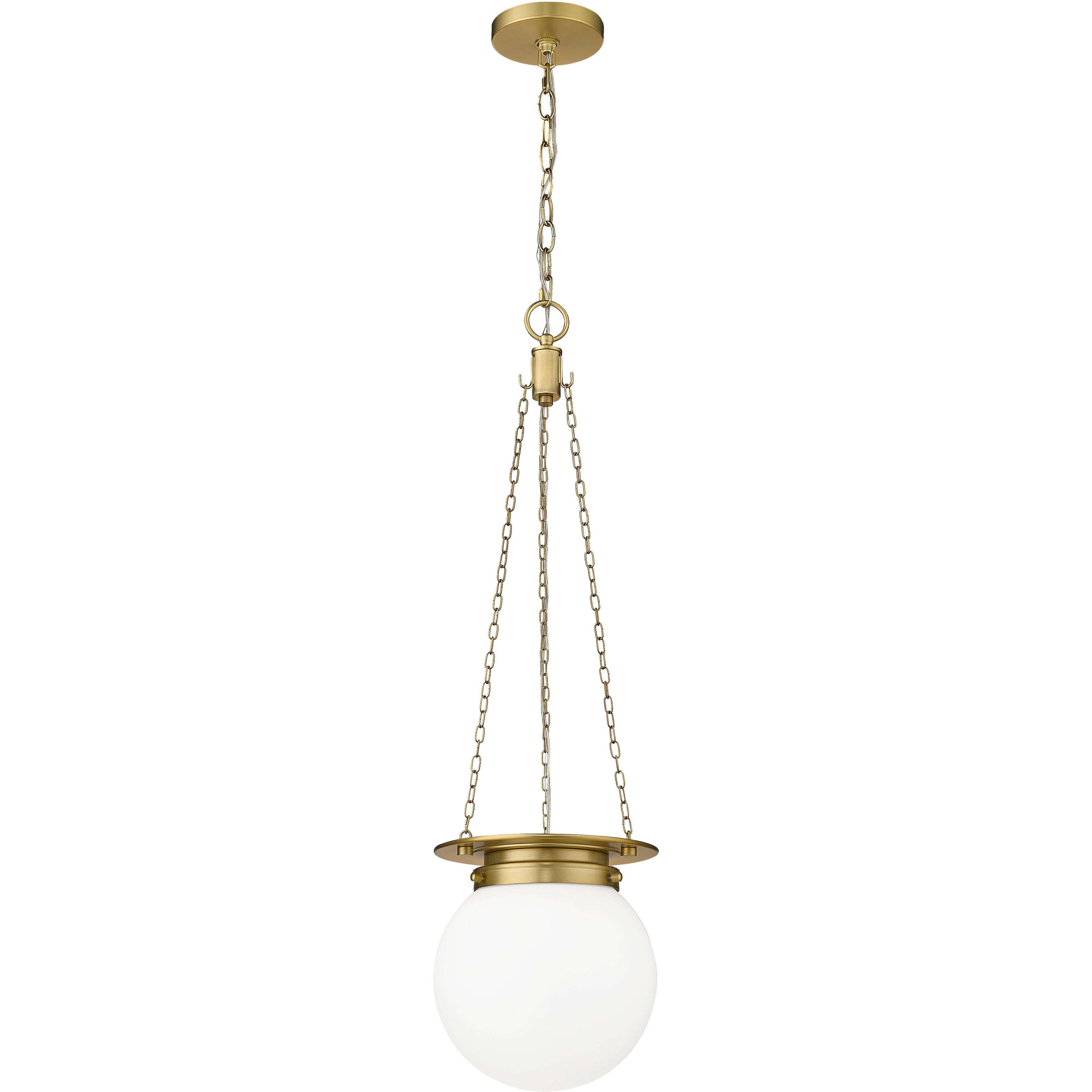 Calhoun 1 Light 9 inch Heritage Brass Pendant Ceiling Light
