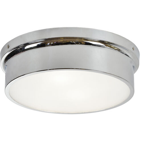 Ciotola 2 Light 12 inch Chrome Flush Mount Ceiling Light