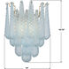 Ollie Bath Wall Light in Sand Glass Blue
