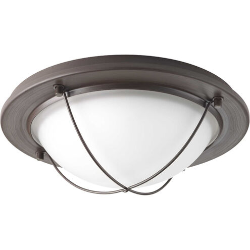 Portal LED LED 11 inch Antique Bronze Flush Mount Ceiling Light, Progress LED