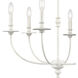 Hartford 6 Light 25 inch Farmhouse White Chandelier Ceiling Light