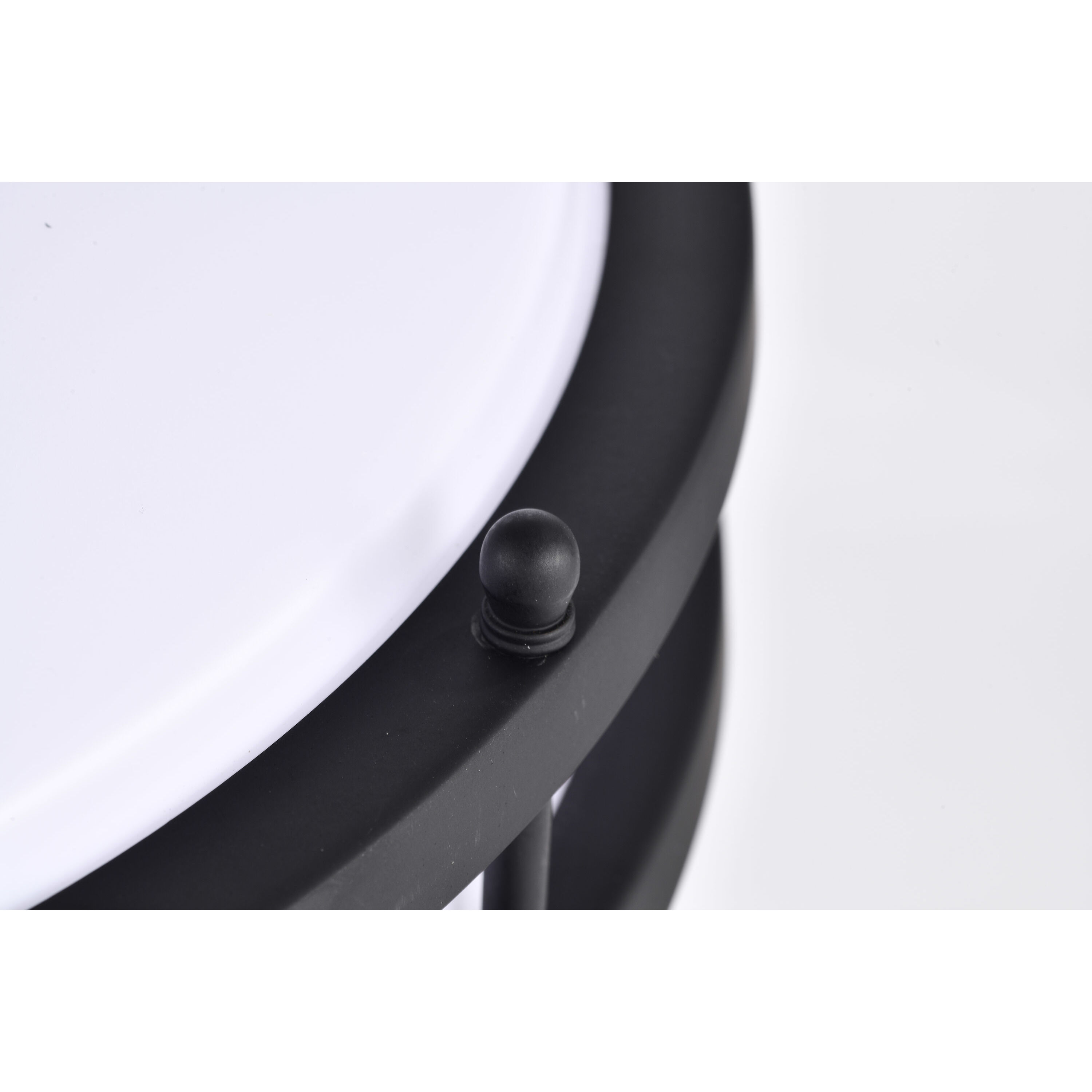 Glamour LED 13 inch Matte Black Flush Mount Ceiling Light