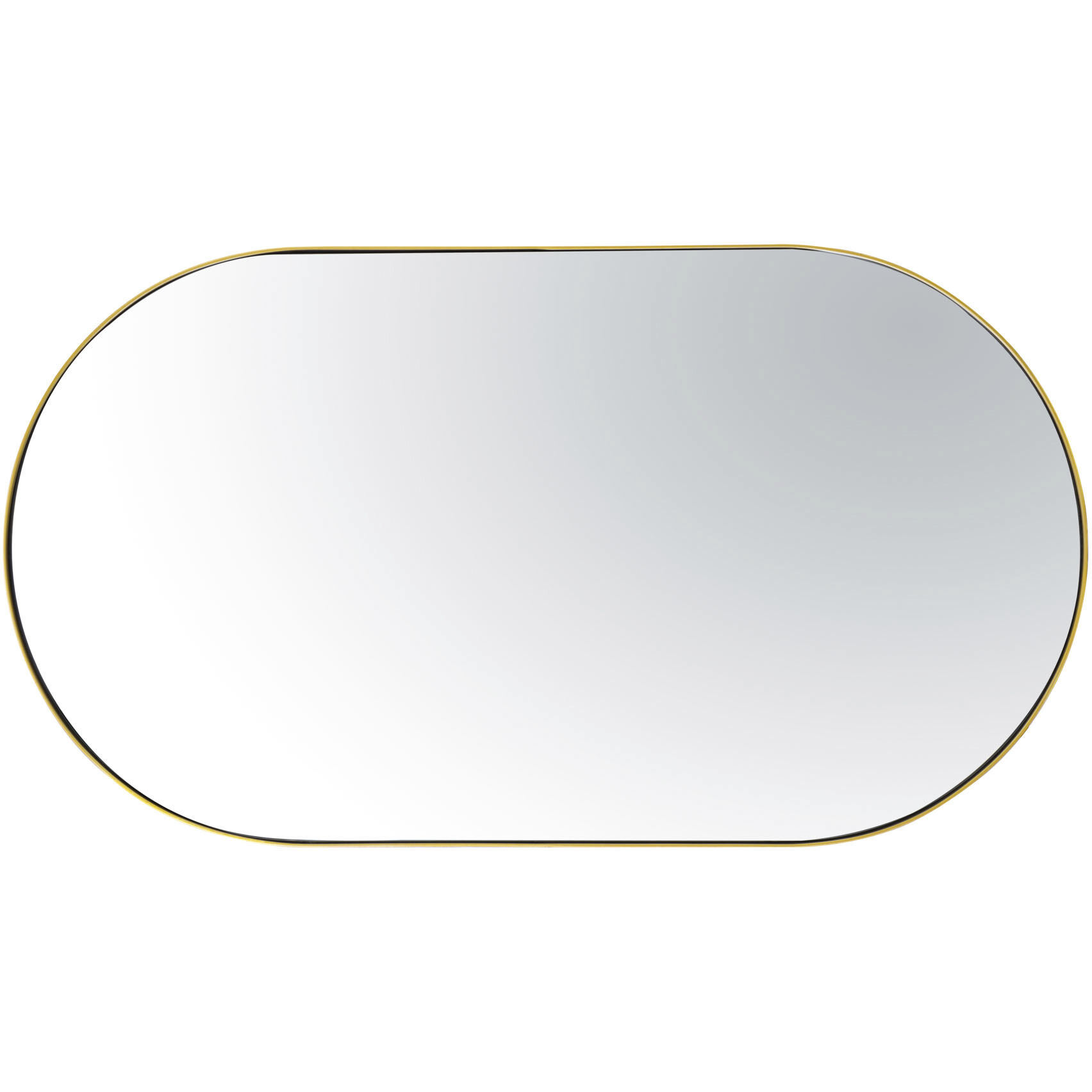 Capsule 40 X 22 inch Gold Wall Mirror