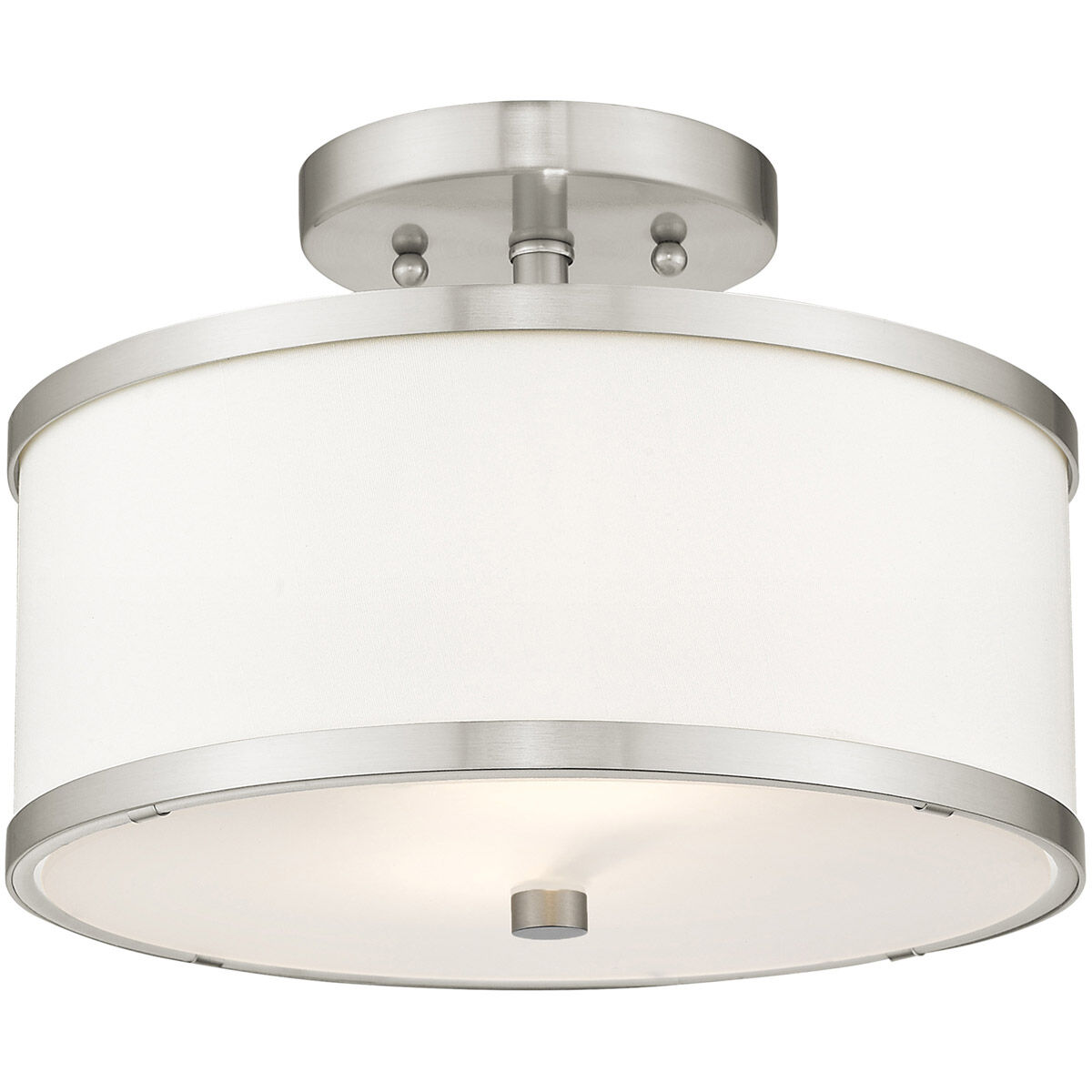 Livex Lighting 6366 91 Park Ridge 2 Light 11 inch Brushed Nickel