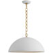 Suzanne Kasler Elliot LED 23 inch Matte White Pendant Ceiling Light, Extra Large
